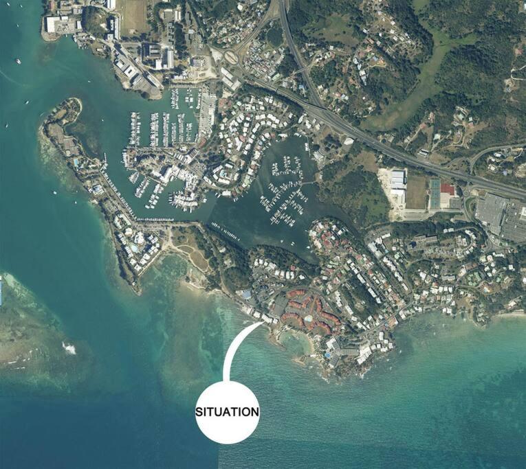 Appart. T2 De Luxe +Jacuzzi, Vue Mer Et Cote Plage Le Gosier  Bagian luar foto